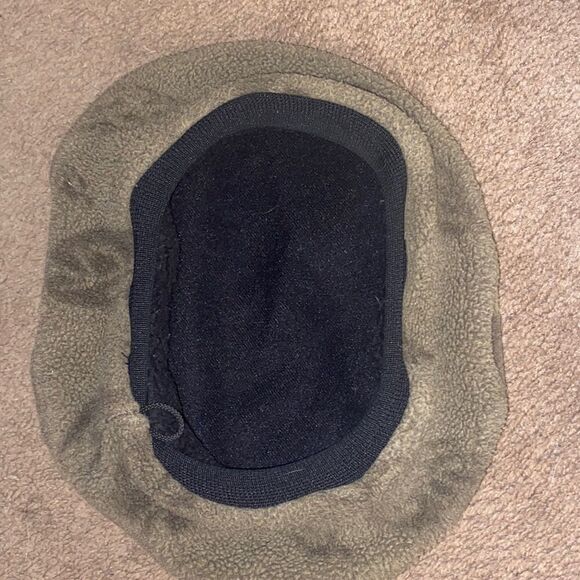 REI Leafy Pattern Unisex Small/Medium size Brown Beret Hat Cap - Picture 2 of 9